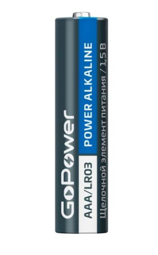 Элемент питания GoPower AAA BL4 Alkaline (00-00015602) фото 3