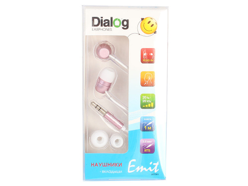 Наушники EP-F57 PINK Dialog розовая фото 2