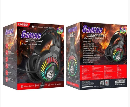 Игровая гарнитура KAKUSIGA KSC-849 черный фото 5